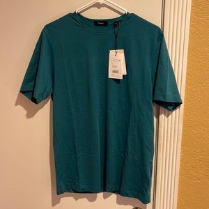 Brand New- Made in Peru Men’s 100% Cotton Tee in Dark Teal